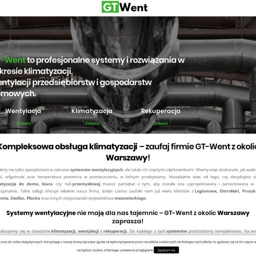 Legionowo - montaż wentylacji biurowej