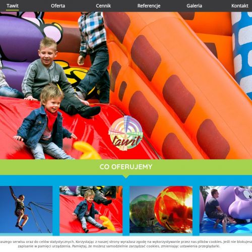 Dmuchane zjeżdzalnie w Krakowie