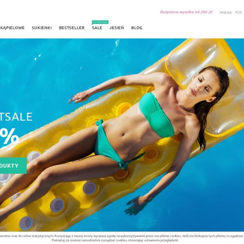 Poznań - stroje kąpielowe z wiązaniem