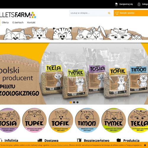 Drewniany pellet do kuwet