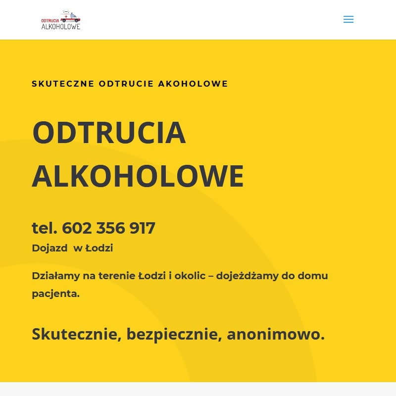 Odtrucia alkoholowe łódź w Pabianicach