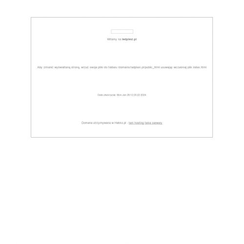 Litery podświetlane - Legionowo