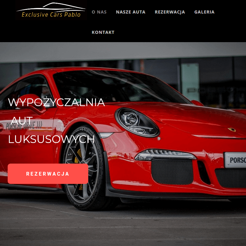 Wypożyczalnia samochodów luksusowych
