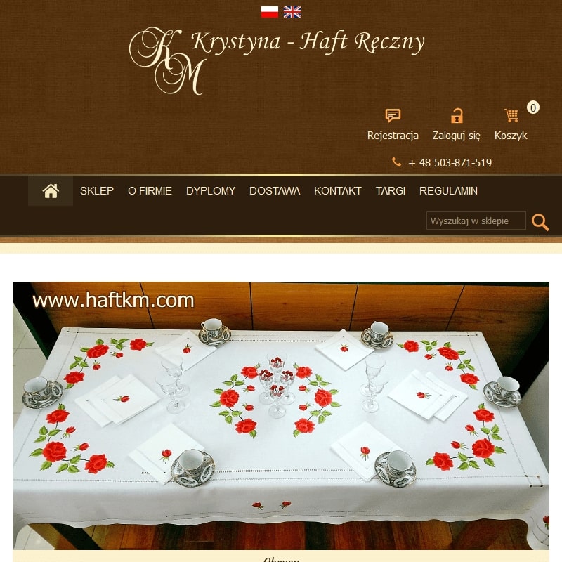 Ręczny haft na zamówienie