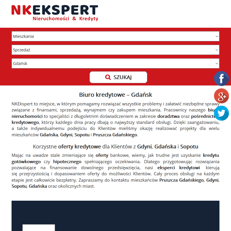 Biuro nieruchomości Pruszcz Gdański - Sopot