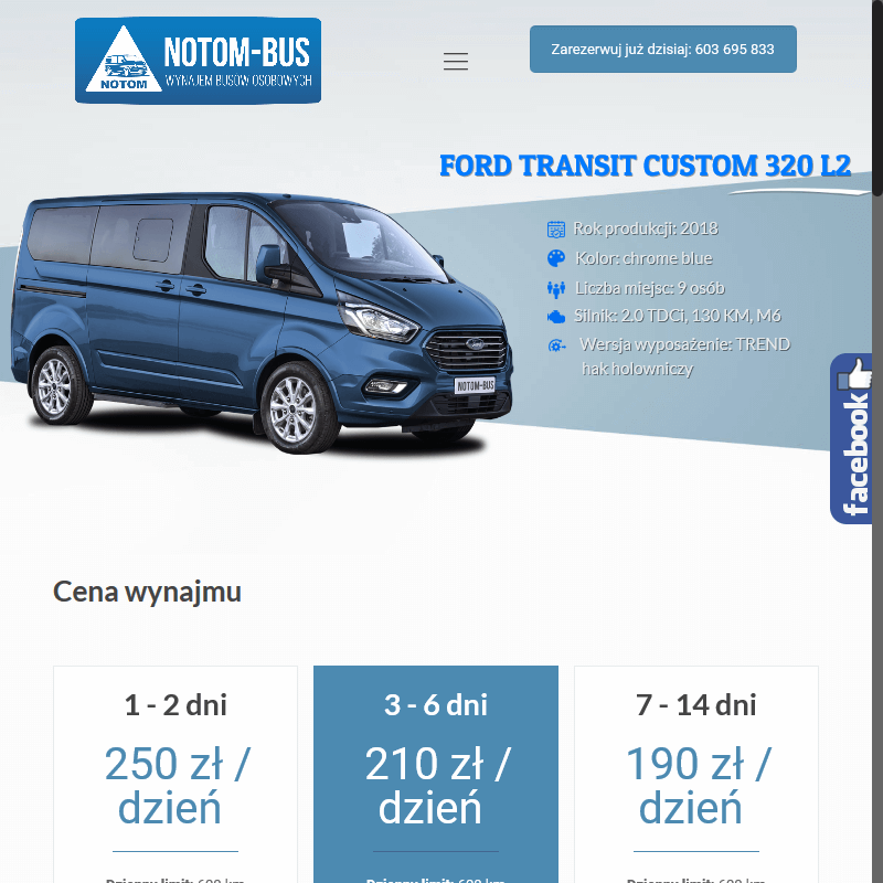 Wypożyczalnia busów osobowych - Krotoszyn