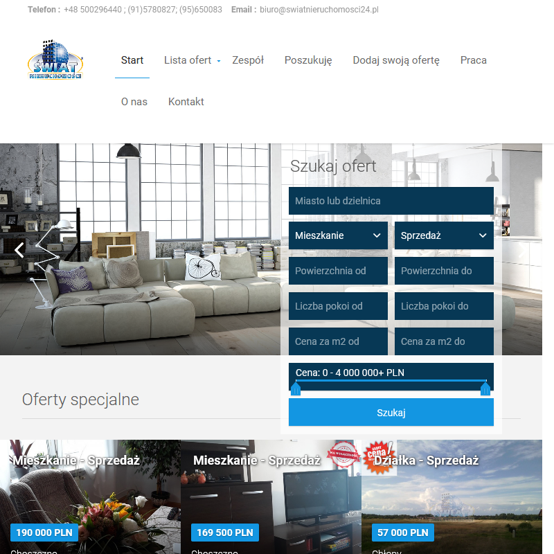 Działki - Choszczno